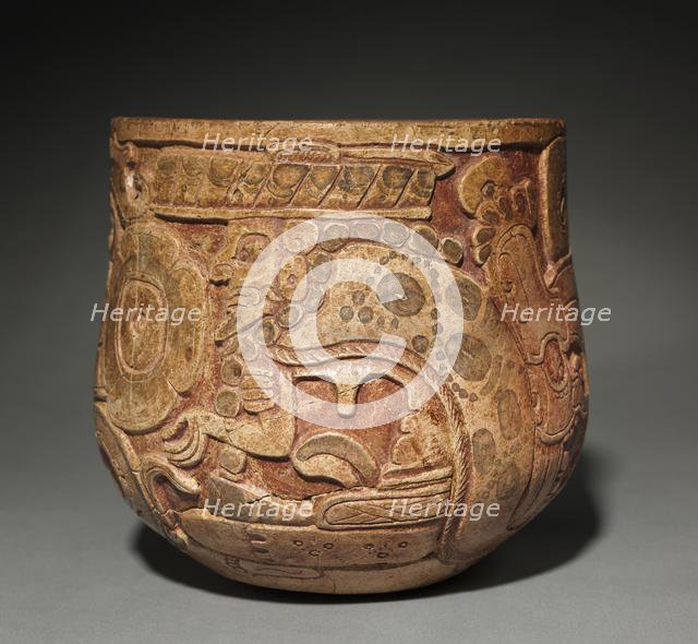 Carvel Vessel with an Underworld Diety (God L), 600-900. Creator: Unknown.