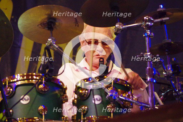 Ginger Baker, Love Supreme Jazz Festival, Glynde Place, East Sussex, 2015. Artist: Brian O'Connor.