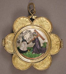 Reliquary Pendant, French, 15th century. Creator: Unknown.