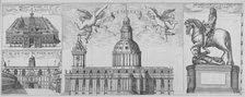St Paul's Cathedral, City of London, 1710. Artist: Anon