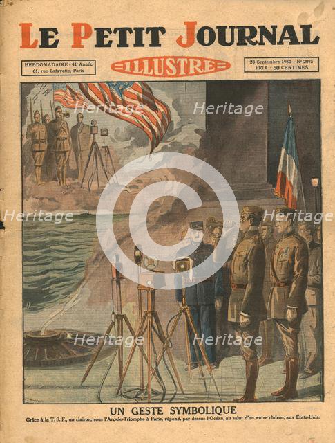 A symbolic gesture, 1930. Creator: Unknown.