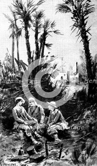 The Spanish-American War: Spanish outposts in Cuba: wire defences in use by the Spanish troops, 1898 Creator: Unknown.