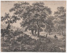The Three Trees, 17th century. Creator: Anthonie Waterloo.