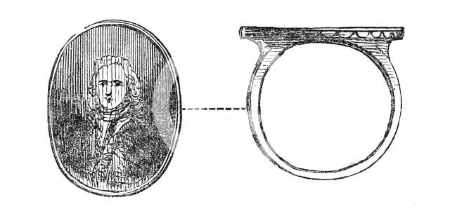 Signet-ring of the Pretender, 1845. Creator: Unknown.