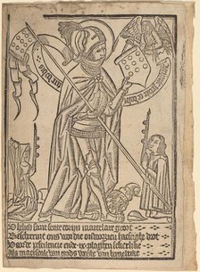 Saint George (?), c. 1490. Creator: Unknown.