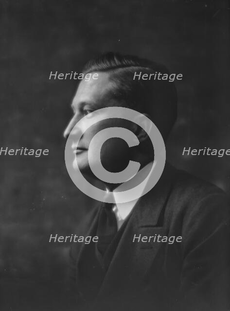 Beck, Charles, Mr., portrait photograph, 1915 Dec. or 1916 Jan. Creator: Arnold Genthe.