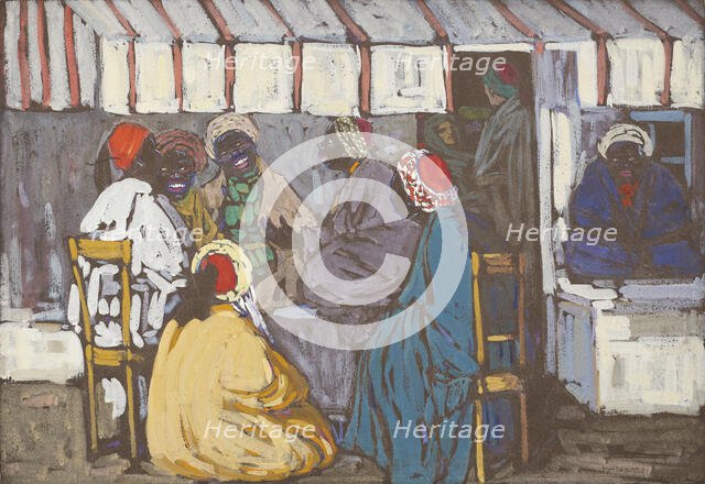 Mohrencafe, 1905. Creator: Kandinsky, Wassily Vasilyevich (1866-1944).