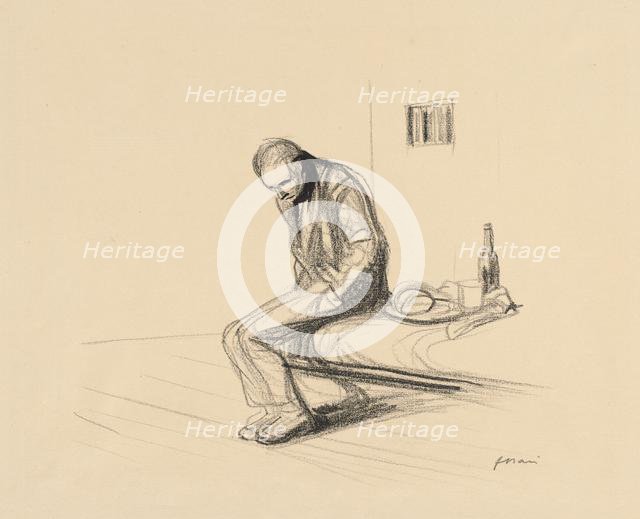 The Man Who Fired upon Clemenceau, c. 1919. Creator: Jean Louis Forain (French, 1852-1931).