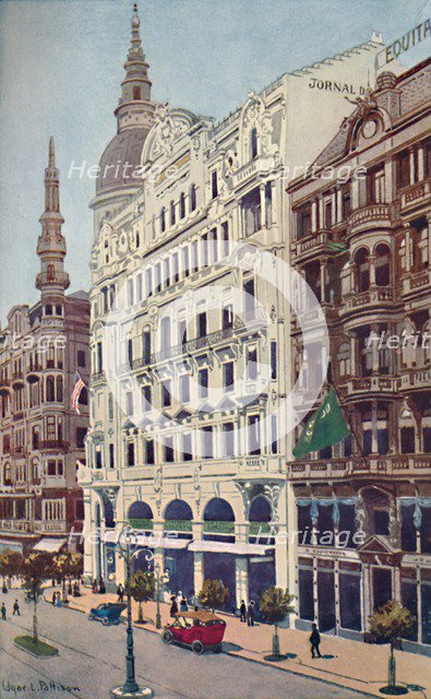 'Offices of the Jornal do Commercio, Avenida Rio Branco', 1914. Artist: Unknown.