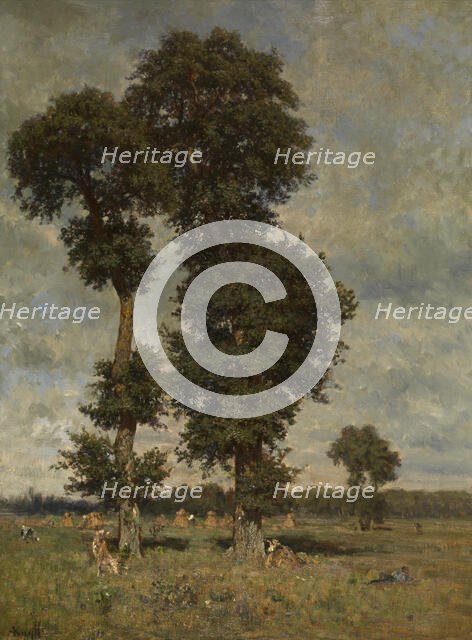 Landscape, mid-late 19th century. Creator: Alfred De Knyff.