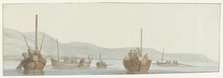Coral fishermen at the city of Scilla, 1778. Creator: Louis Ducros.