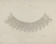 Lace Collar, c. 1938. Creator: Frank Nelson.