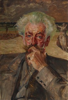 Portrait of Jaroslaw Odrowaz-Pieniazek, 1911. Creator: Jacek Malczewski.