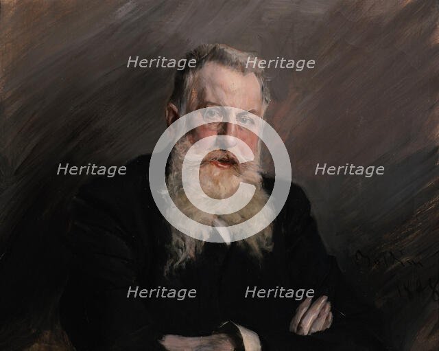 Portrait of Antonio Starabba, Marchese di Rudinì (1839-1908), 1898. Creator: Boldini, Giovanni (1842-1931).