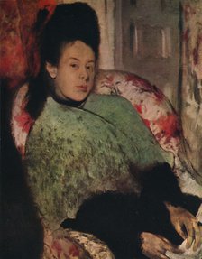 'Portrait of Elena Carafa', c1875. Artist: Edgar Degas.