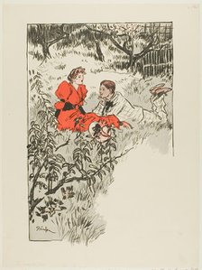 Spring, published April 16, 1893. Creator: Theophile Alexandre Steinlen.