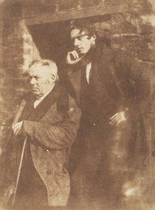 Rev. Miller and His Son Rev. Samuel Miller, 1843-47. Creators: David Octavius Hill, Robert Adamson, Hill & Adamson.