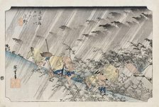 Shono (from the Fifty-Three Stations of the Tokaido Highway), 1833-1834.