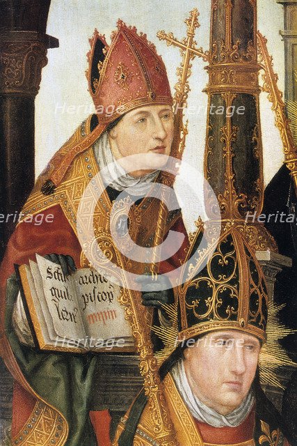 'Annunciation' (detail), 1516-1517. Artist: Jean Bellegambe