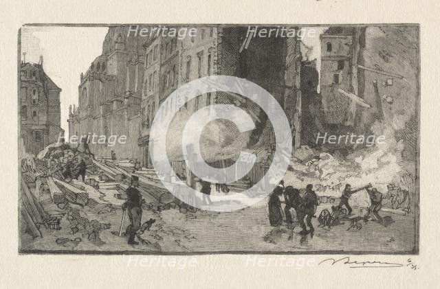 Place Gerson and Rue Restot. Creator: Auguste Louis Lepère (French, 1849-1918).