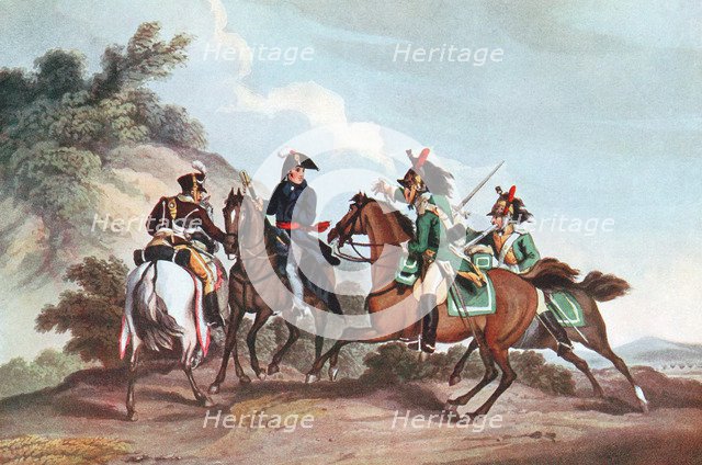 Capture of Edward Paget, British general, 1812. Artist: Unknown