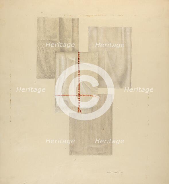 Zoar Linens, 1938. Creator: Jerry Guinta.