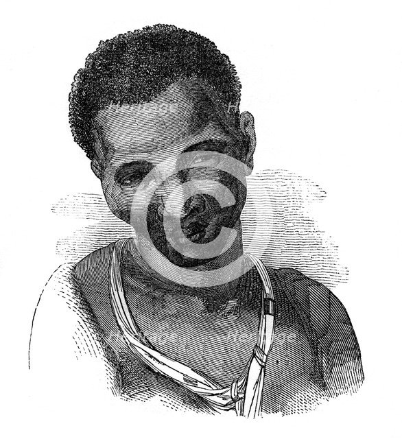 'Hottentot female', 1848. Artist: Unknown