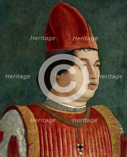 Portrait of Gian Francesco Gonzaga (1446-1496), 1478-1480. Creator: Bonsignori, Francesco (c. 1460-1519).