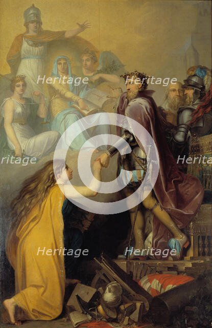 Christian III Succouring Denmark, 1780-1781. Creator: Nicolai Abraham Abildgaard.