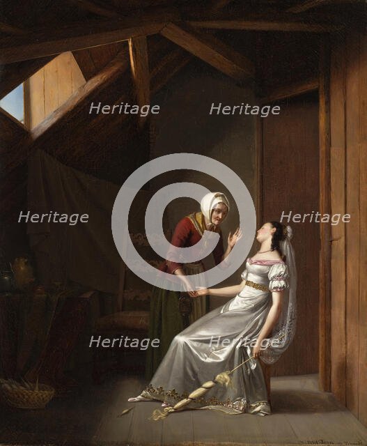 Sleeping Beauty, 1821. Creator: Marie Antoinette Victoire Petit-Jean.