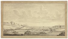 View of Farm Land Near the Sea, c.1770. Creators: Unknown,  M. Venner.