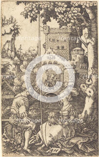 Knight and Lady. Creator: Master NS.