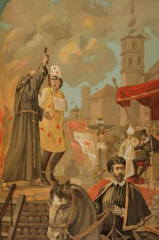 Auto-de-fe, 1890.  Creator: Unknown.