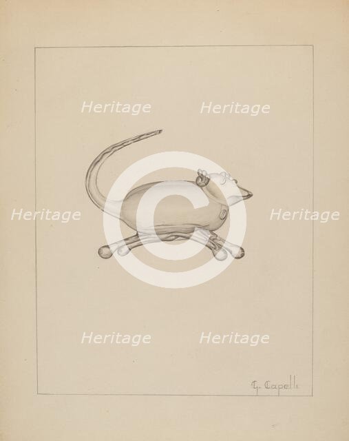 Mouse, c. 1937. Creator: Giacinto Capelli.
