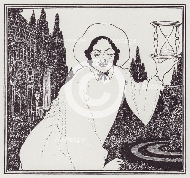 Headpiece to The Pierrot of the Minute, 1897. Creator: Aubrey Beardsley.