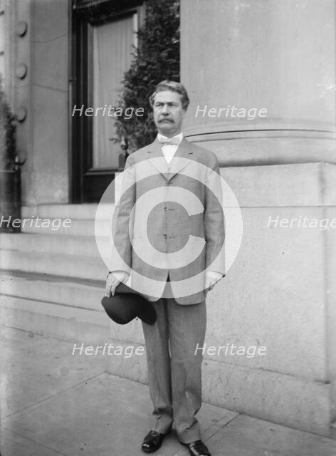 Coleman Livingston Blease, Governor of South Carolina, 1912. Creator: Harris & Ewing.