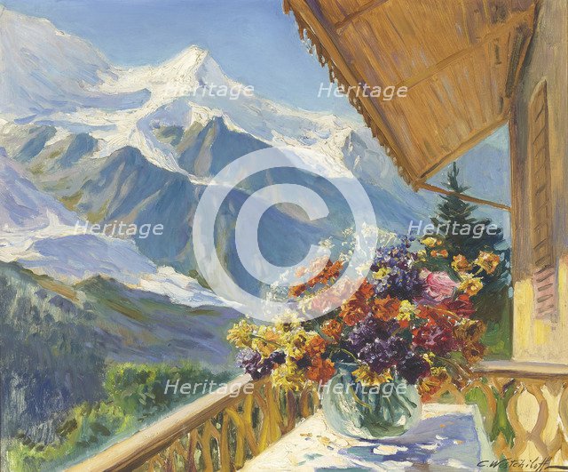 Mont Blanc. Artist: Veshchilov, Konstantin Alexandrovich (1878-1945)