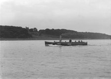 HMS Racer's steam launch, 1912. Creator: Kirk & Sons of Cowes.