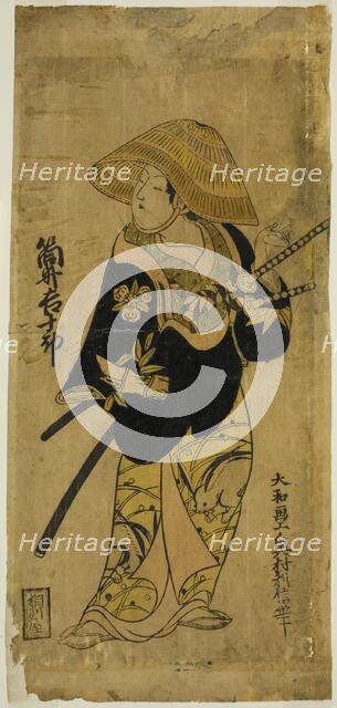 The Actor Tsutsui Kichijuro, c. 1725. Creator: Okumura Toshinobu.