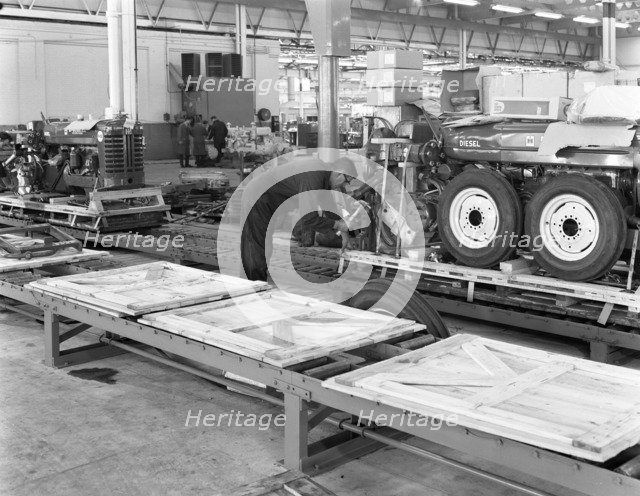 Packing section, International Harvester tractor factory, Doncaster, South Yorkshire 1966. Artist: Michael Walters