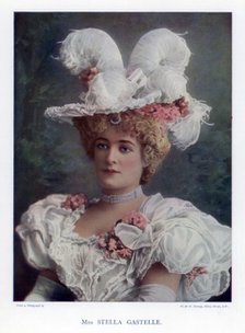 Stella Gastelle, actress, 1901.Artist: W&D Downey