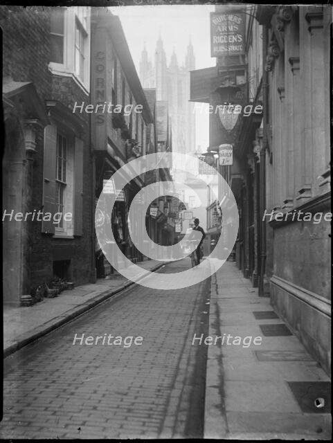 Butchery Lane, Canterbury, Kent, 1904. Creator: Katherine Jean Macfee.