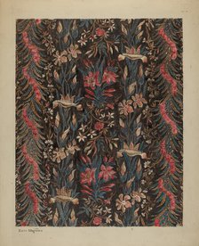 Printed Cotton, c. 1939. Creator: Edith Magnette.