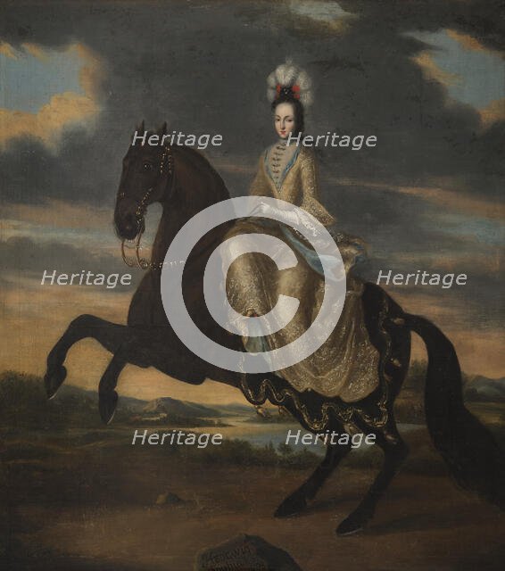 Hedvig Sofia, 1681-1708, Princess of Sweden Duchess of Holstein-Gottorp, 1698. Creator: Anon.