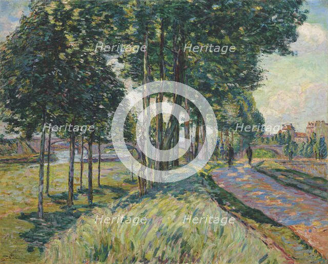 La Seine à Charenton, c1880. Creator: Guillaumin, Jean-Baptiste Armand (1841-1927).