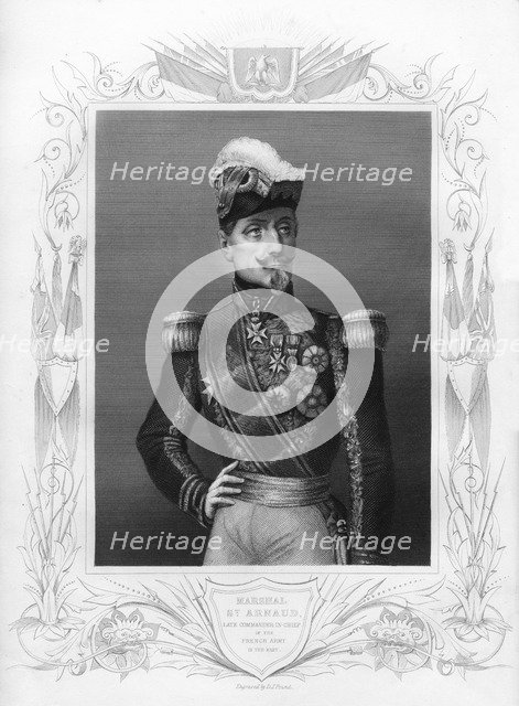 Armand-Jacques Leroy de Saint-Arnaud (1801-1854), 1857.Artist: DJ Pound