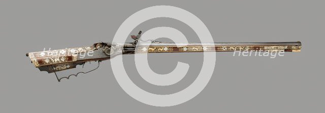 Wheellock Rifle, Germany, 1625/50. Creator: Unknown.