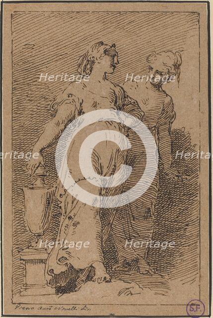 Two Young Women. Creator: Pietro Antonio Novelli.