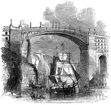 Iron bridge at Sunderland, 1886. Artist: Unknown
