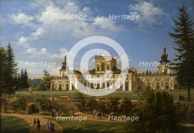 View of the Wilanów Palace, 1834.
